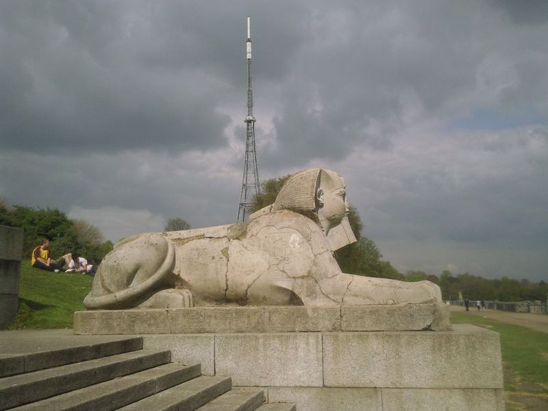 A sphinx at Crystal Palace Park