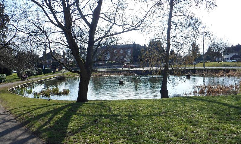 Sanderstead Village Pond on Addington Road